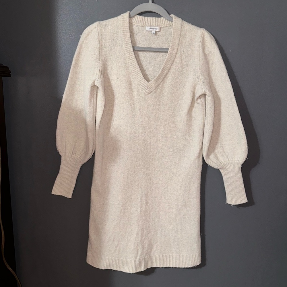 Madewell Cream Knit Sweater